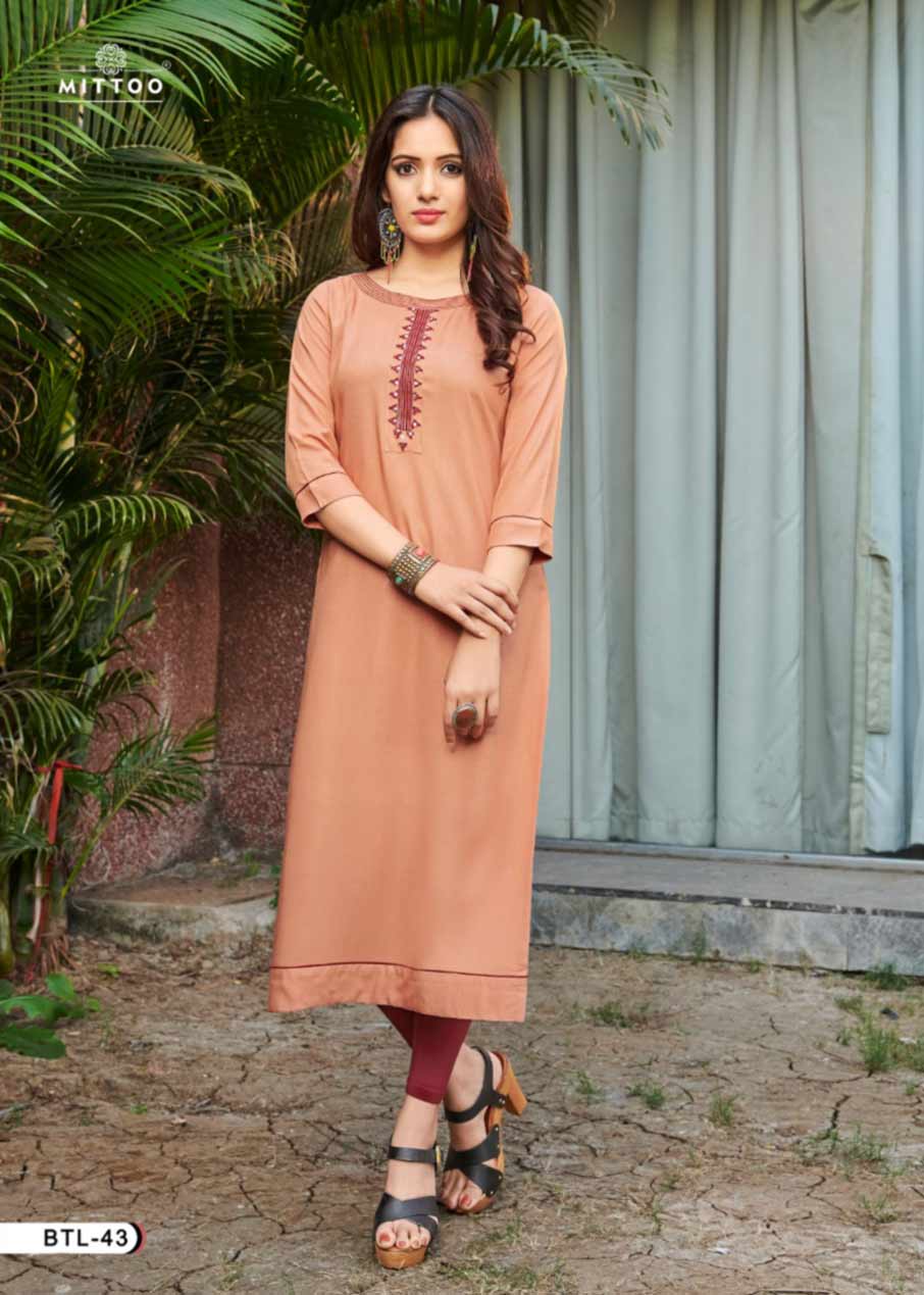 Rayon Straight Size Set Kurti Clothes Rayon Straight Size Set Kurti Clothes